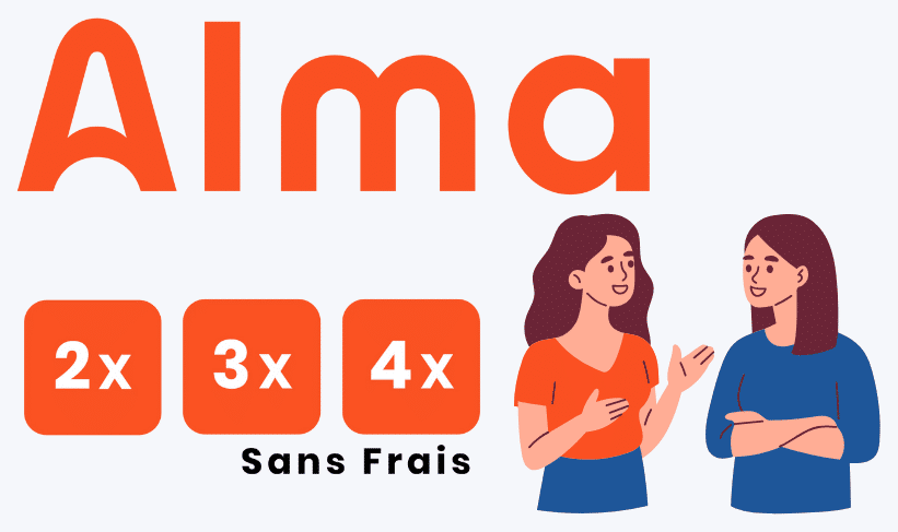 Alma — paiement en 2x, 3x, 4x sans frais